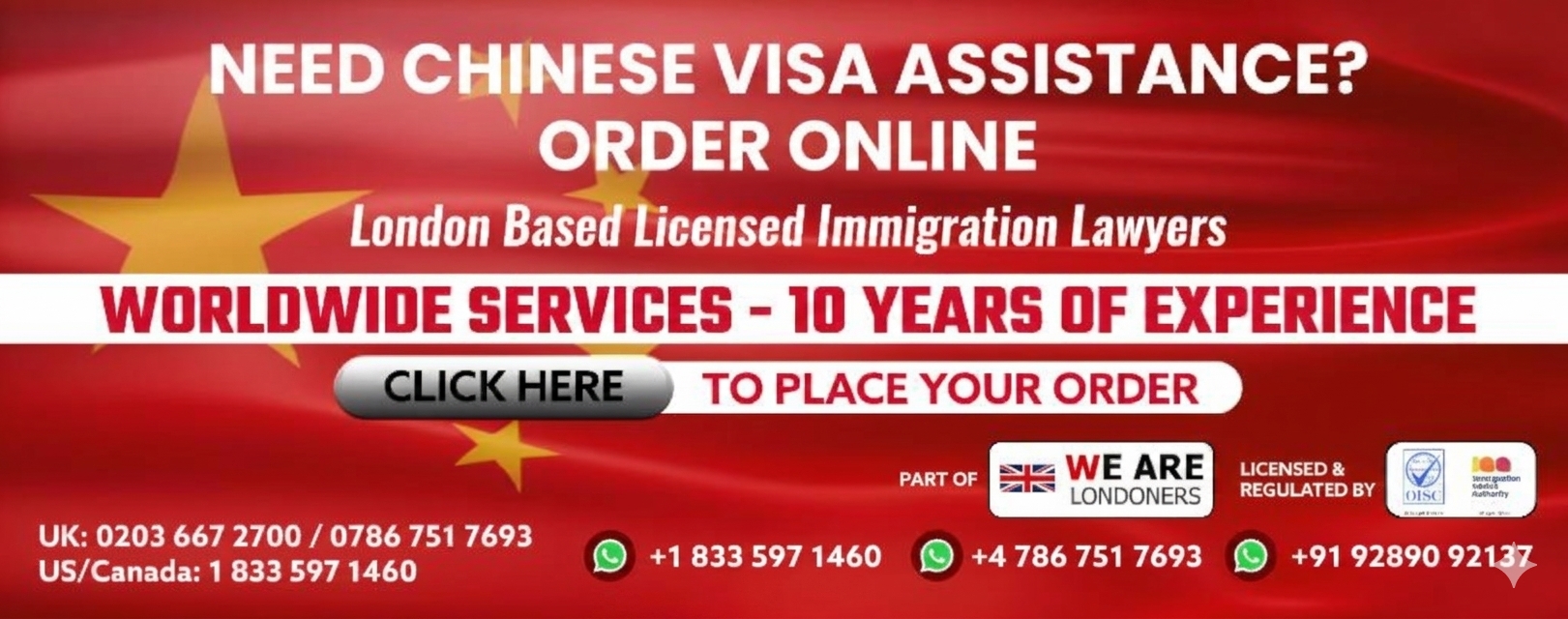 Chinese Visa Agents